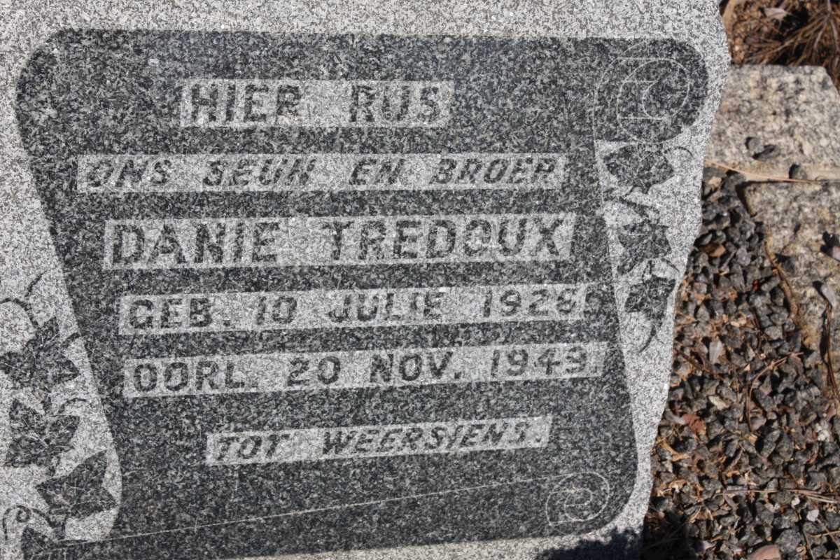 TREDOUX Danie 1926-1949