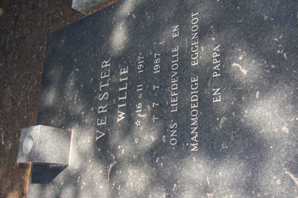 VERSTER Willie 1917-1987