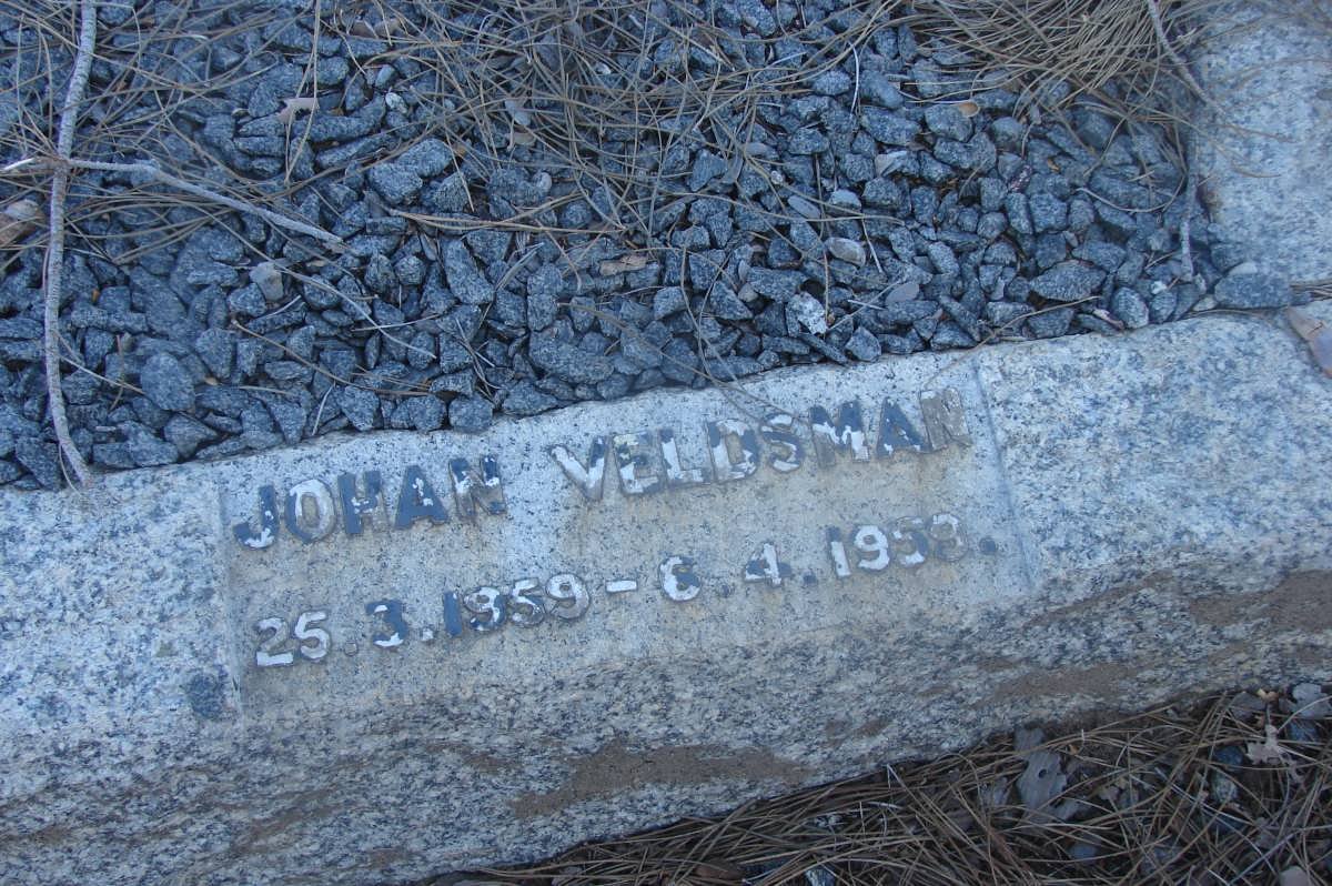 VELDSMAN Johan 1959-1959
