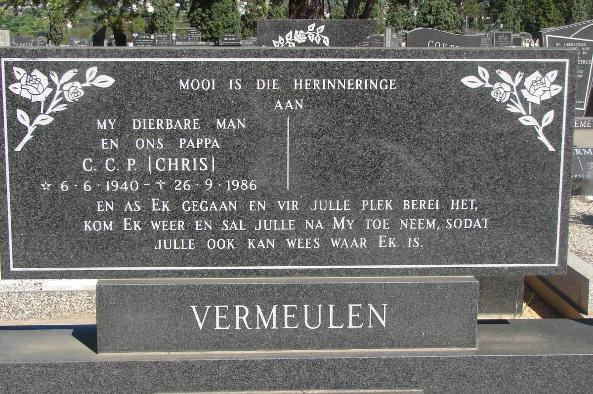 VERMEULEN C.C.P. 1940-1986