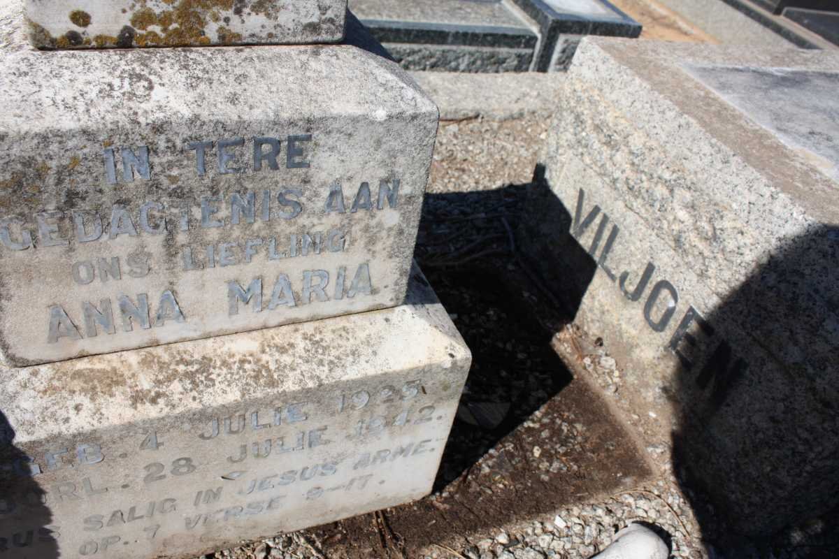 VILJOEN Anna Maria 1925-1942