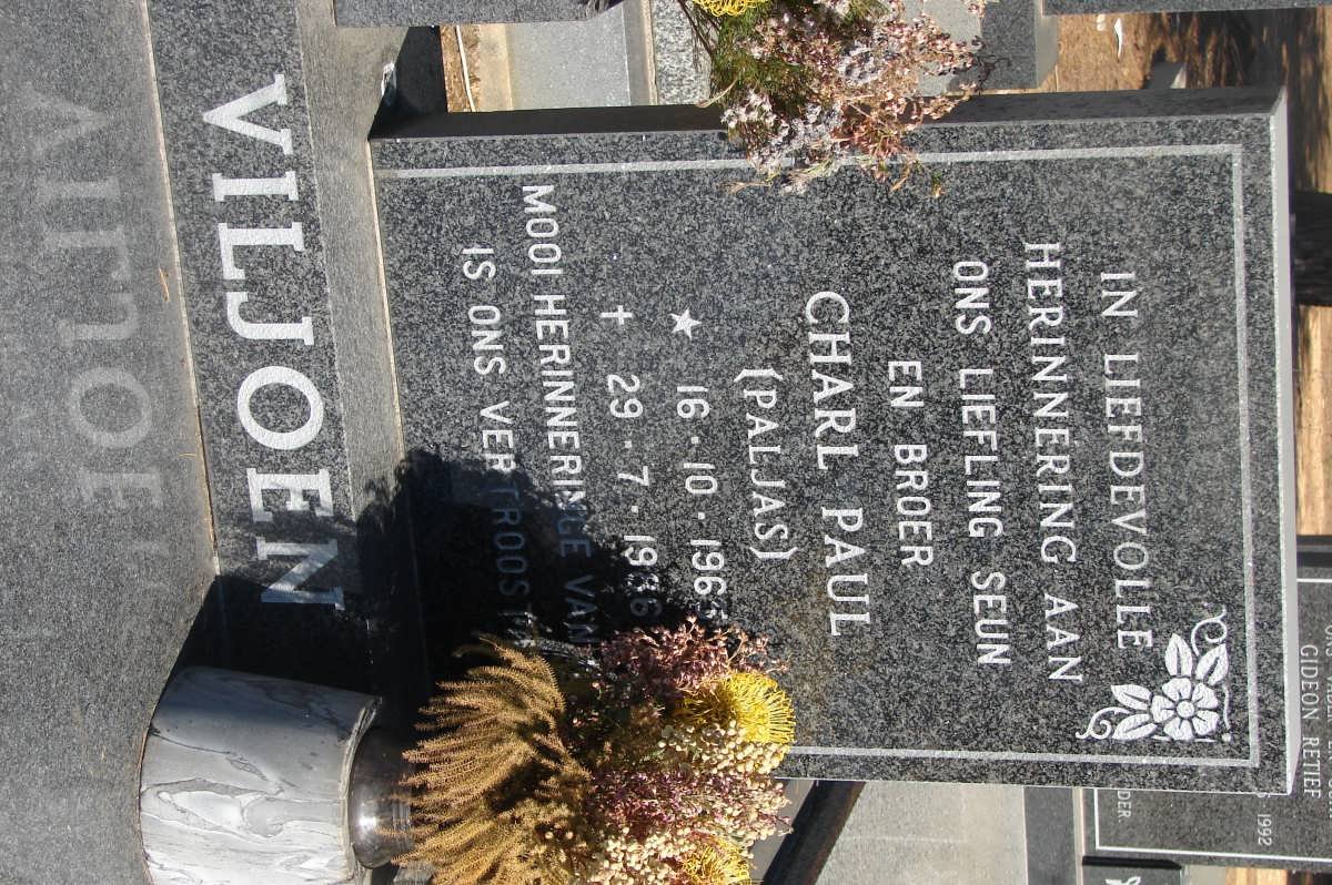 VILJOEN Charl Paul 1965-1986
