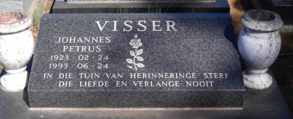 VISSER Johannes Petrus 1923-1993