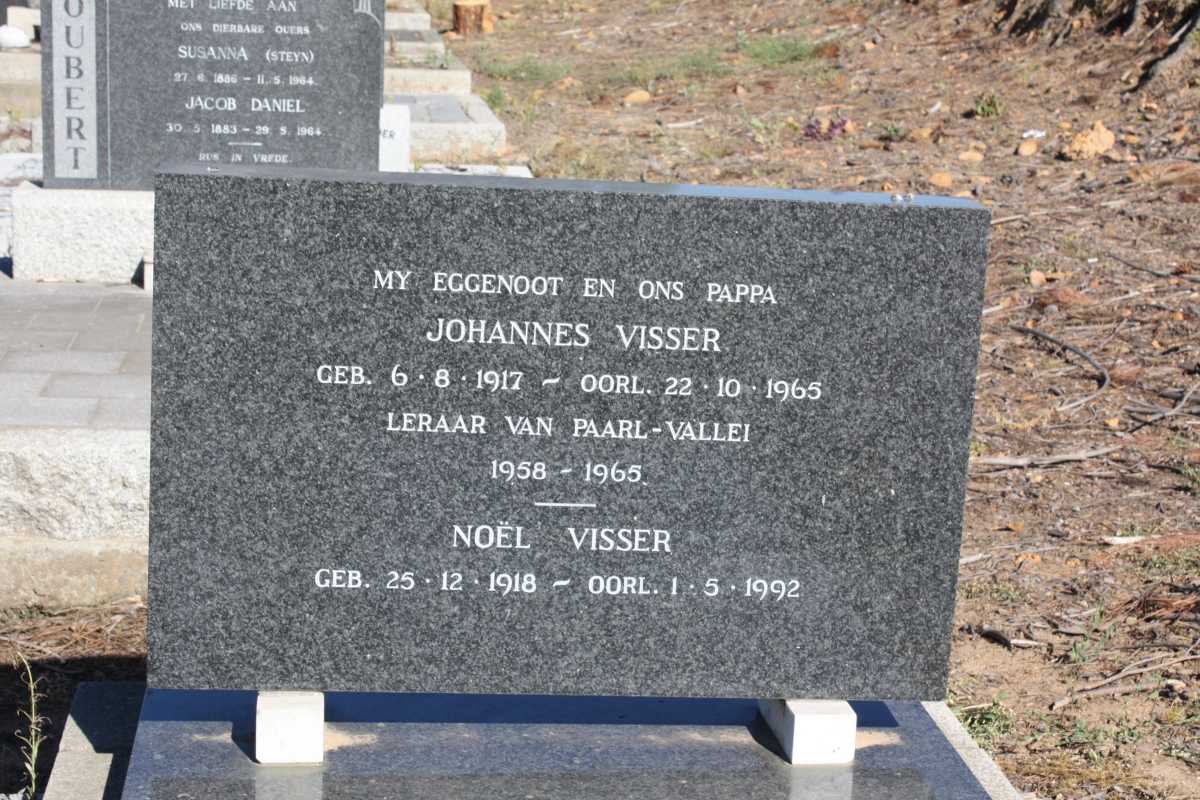 VISSER Johannes 1917-1965 :: VISSER Noël 1918-1992