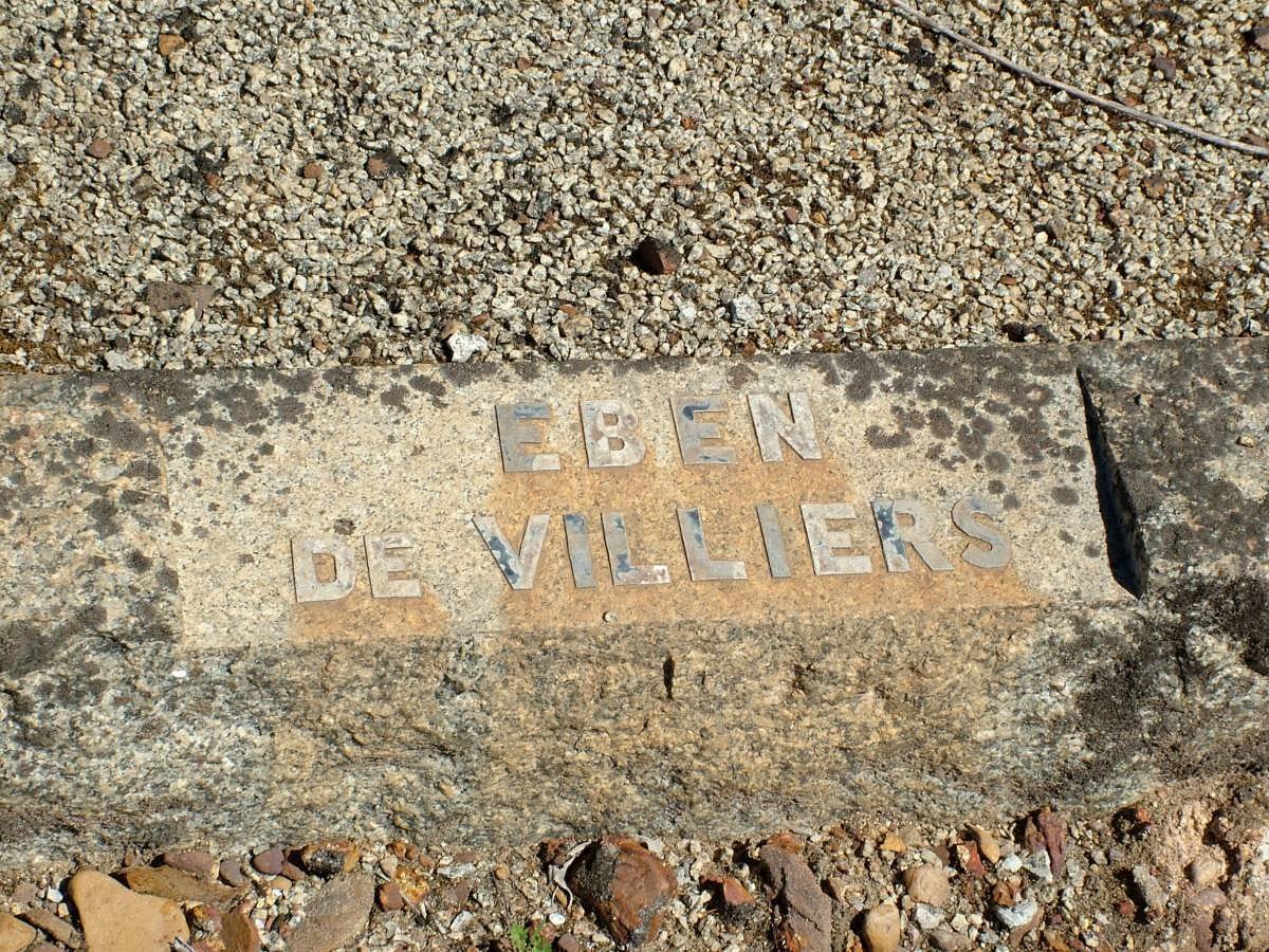 VILLIERS Eben, de