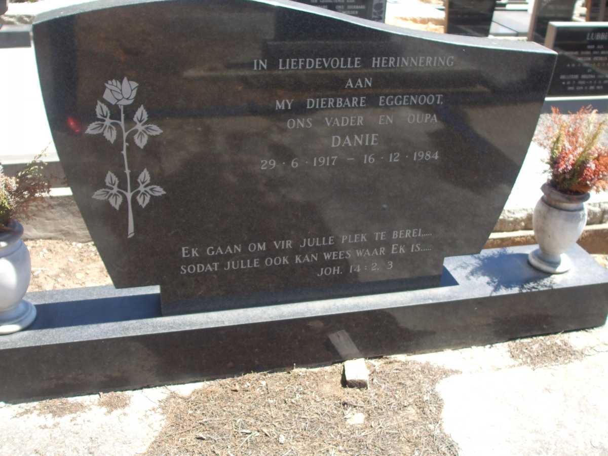VILLIERS Danie, de 1917-1984 :: VILLIERS Daleen, de 1960-1974