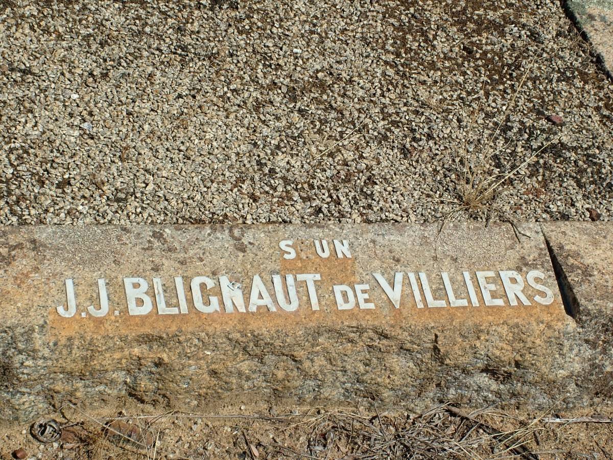 VILLIERS J.J. Blignaut, de