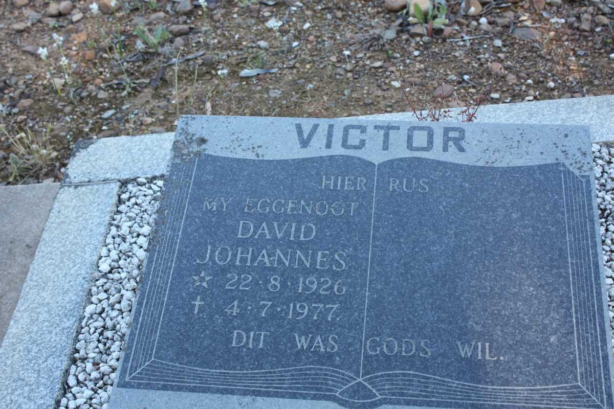 VICTOR David Johannes 1926-1977