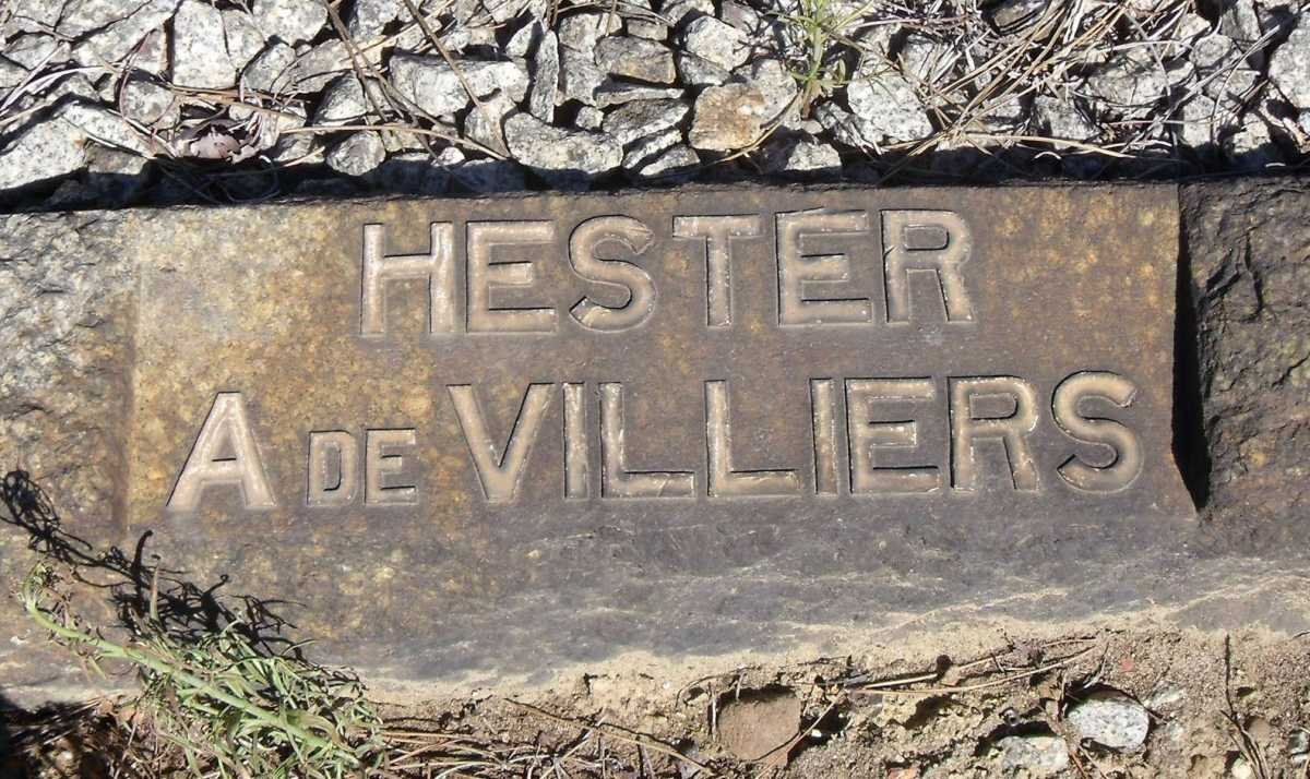 VILLIERS Hester A., de