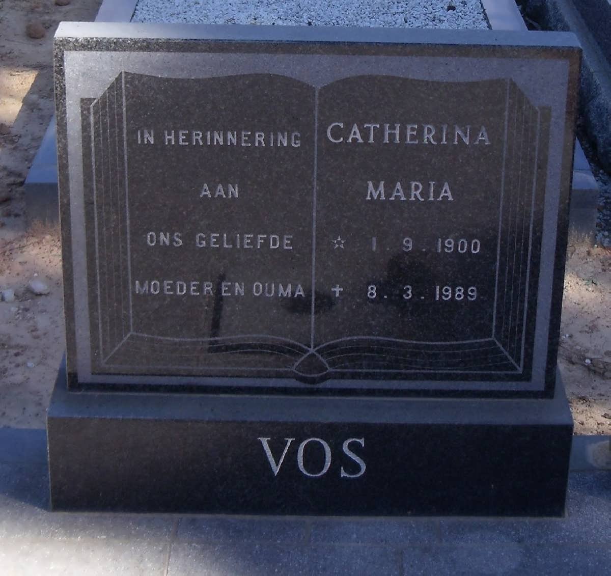 VOS Catherina Maria 1900-1989
