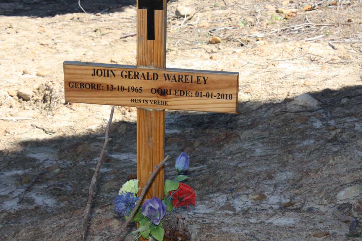 WARELEY John Gerald 1965-2010