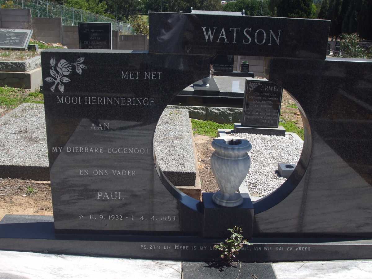 WATSON Paul 1932-1983