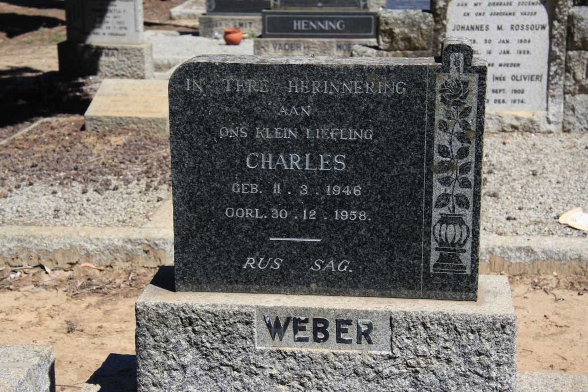 WEBER Charles 1946-1958