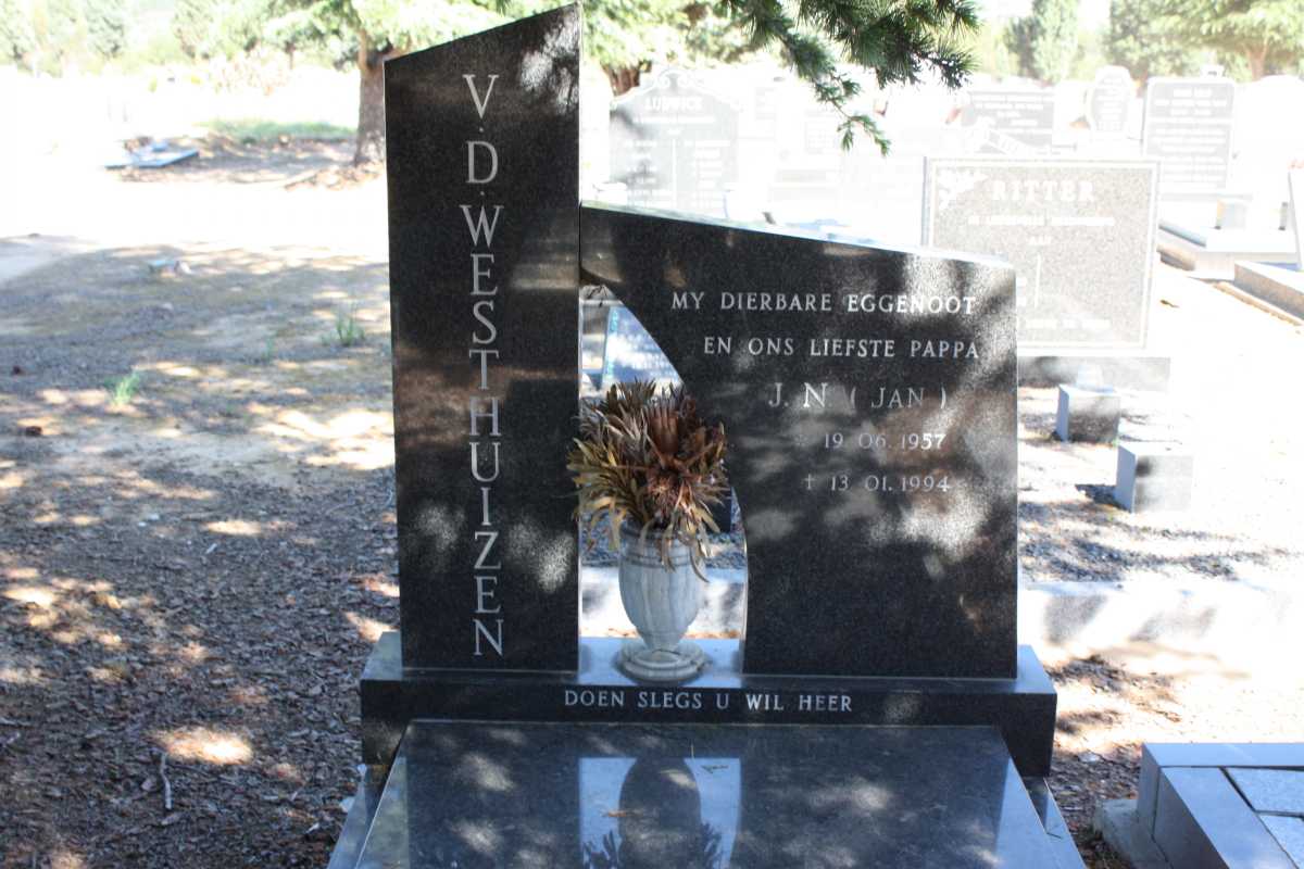 WESTHUIZEN J.N., V.D. 1957-1994