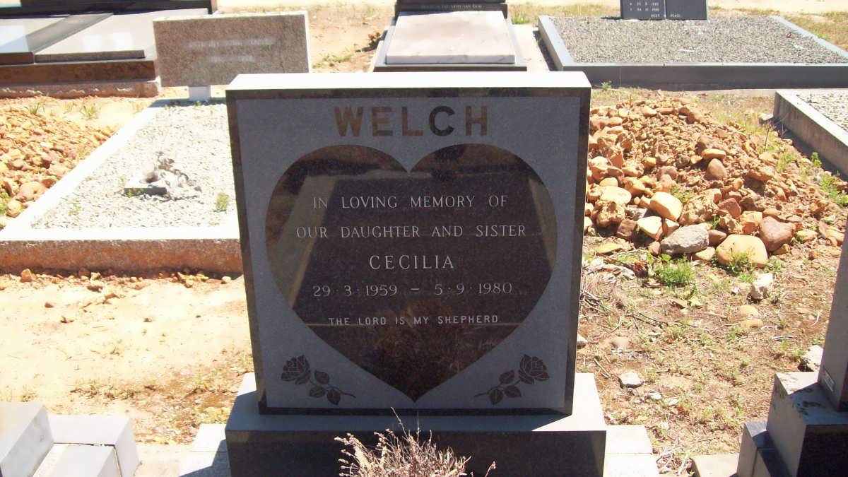 WELCH Cecilia 1959-1980