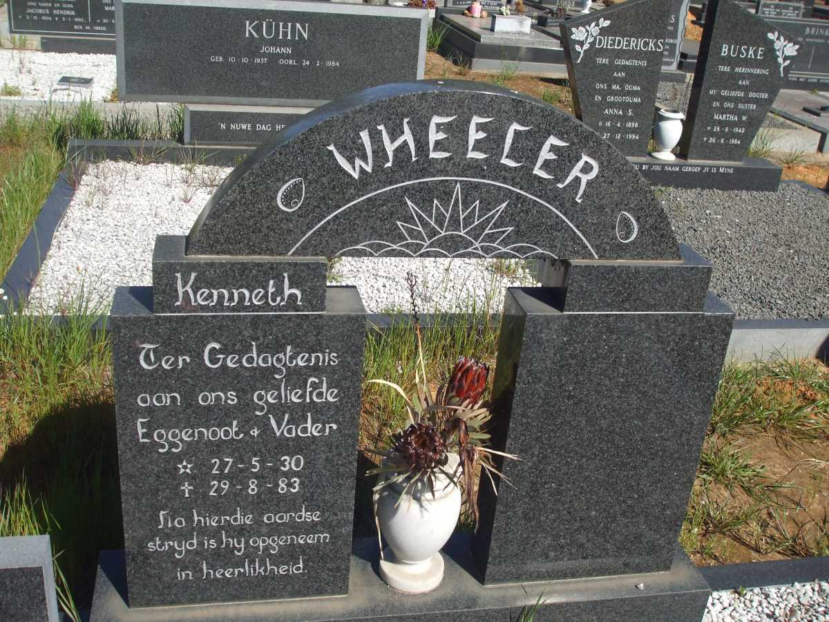 WHEELER Kenneth 1930-1983 :: WHEELER Adelaide 1934-2010 :: WHEELER Kenneth Ernest 1959-2002