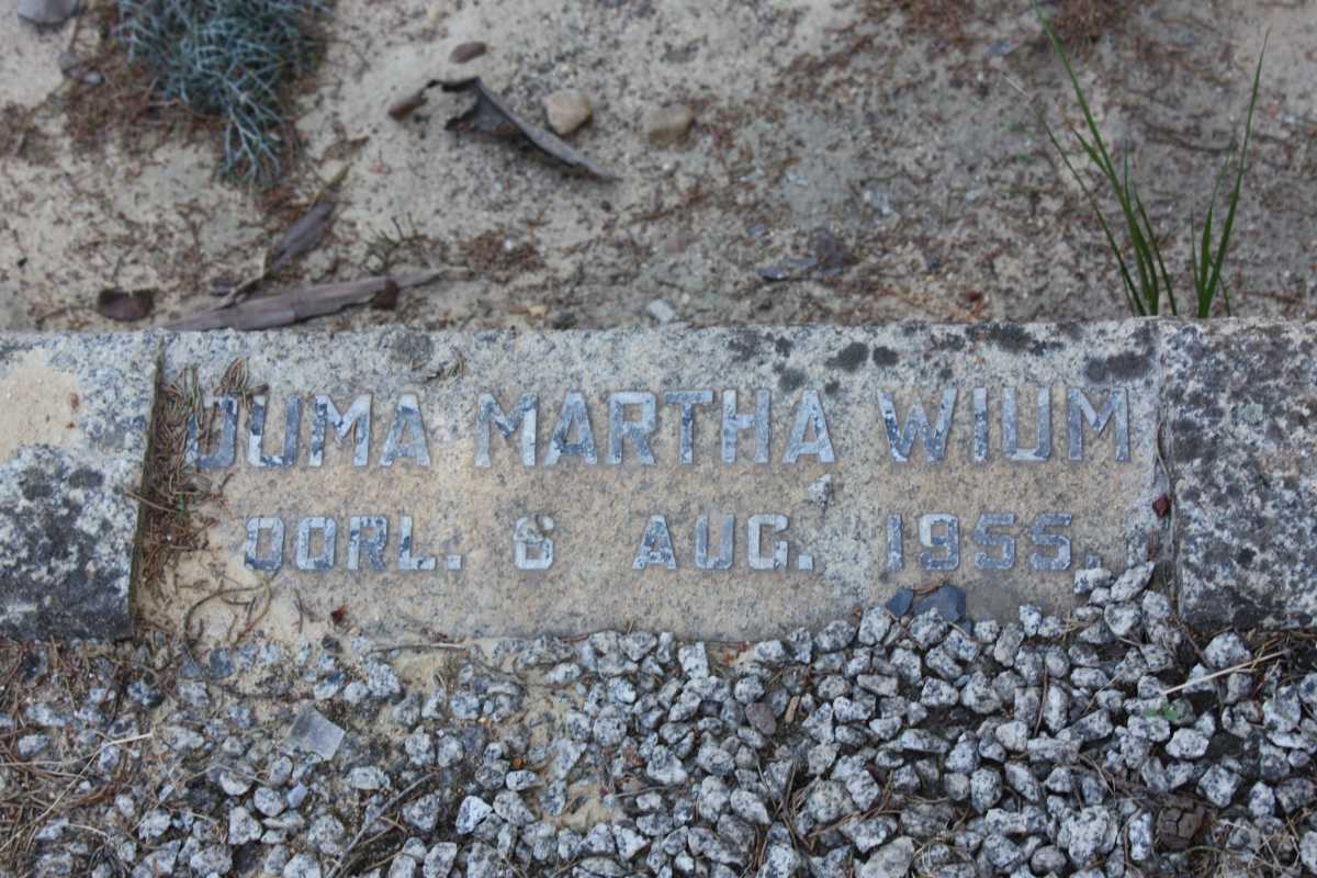 WIUM Martha -1955