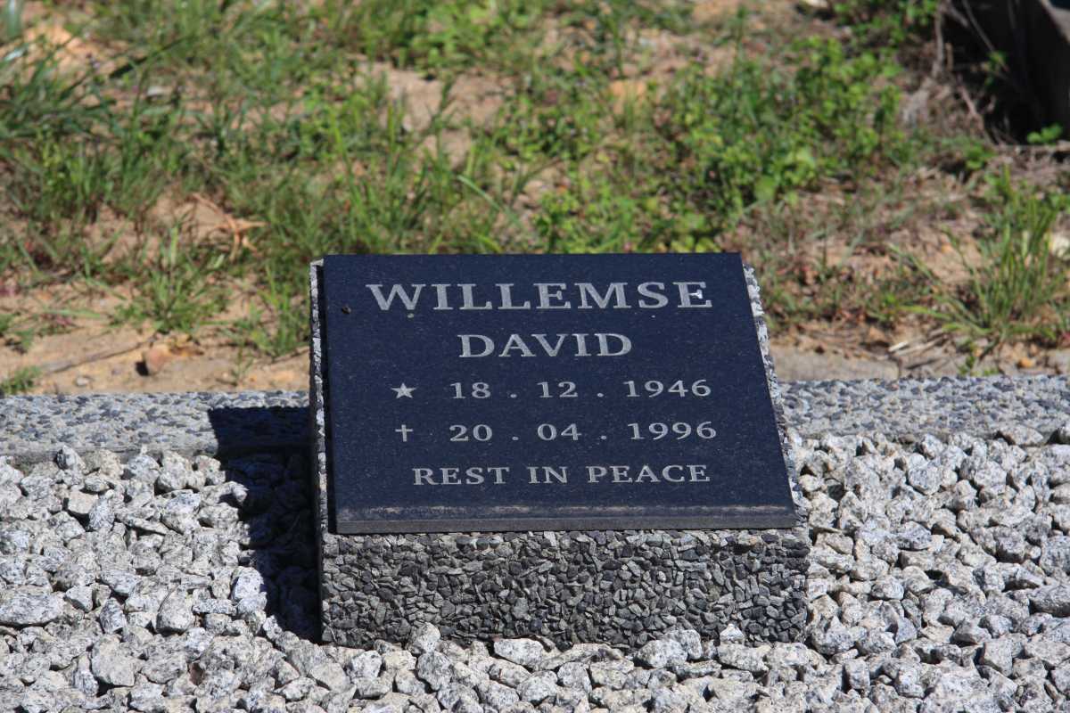 WILLEMSE David 1946-1996