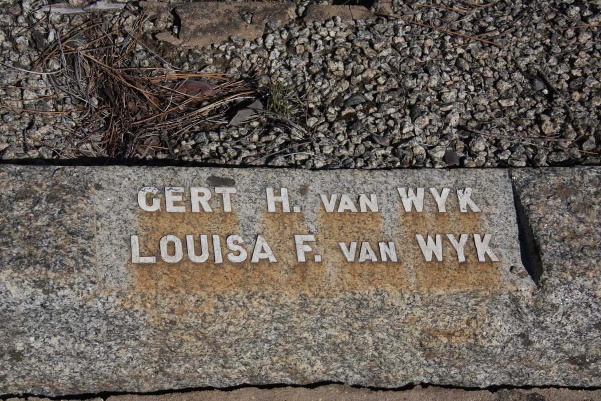 WYK Gert H., van & Louisa F.