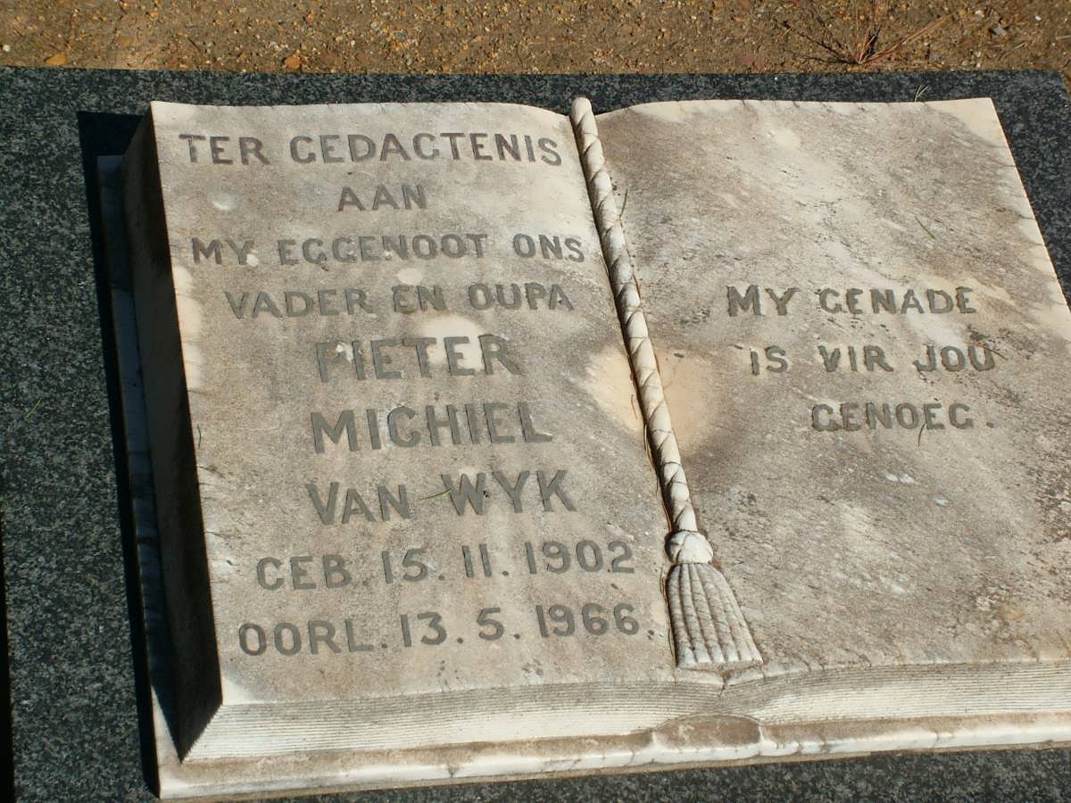 WYK Pieter Michiel, van 1902-1966