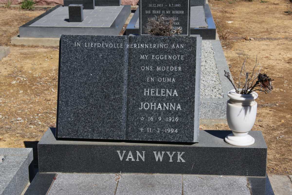 WYK Helena Johanna, van 1926-1994