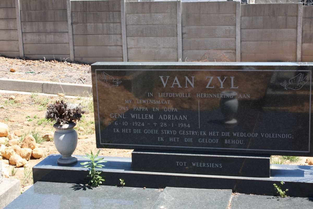 ZYL Willem Adriaan, van 1924-1984