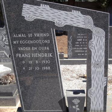 ZYL Frans Hendrik, van 1930-1988