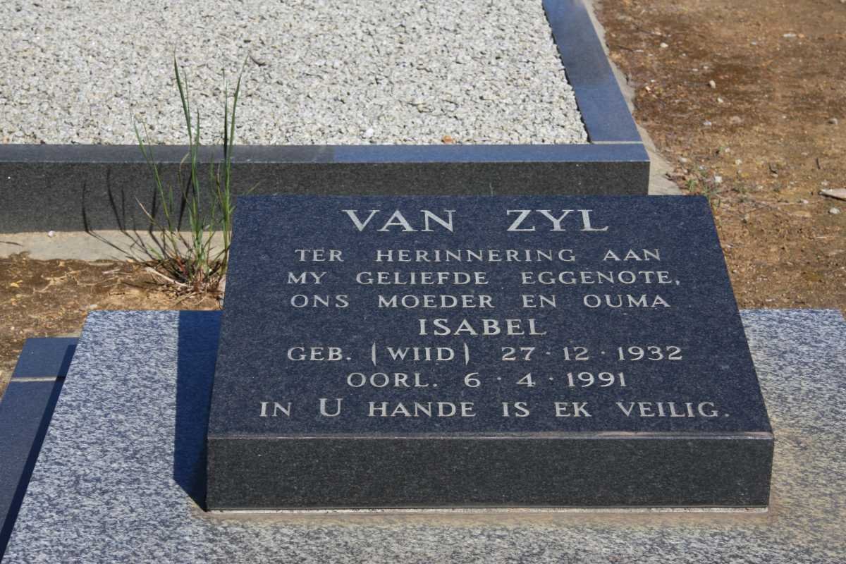ZYL Isabel, van nee WIID 1932-1991