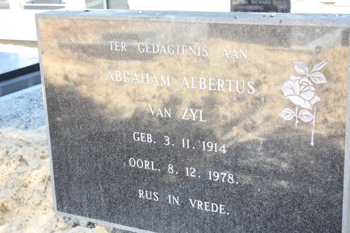 ZYL Abraham Albertus, van 1914-1978