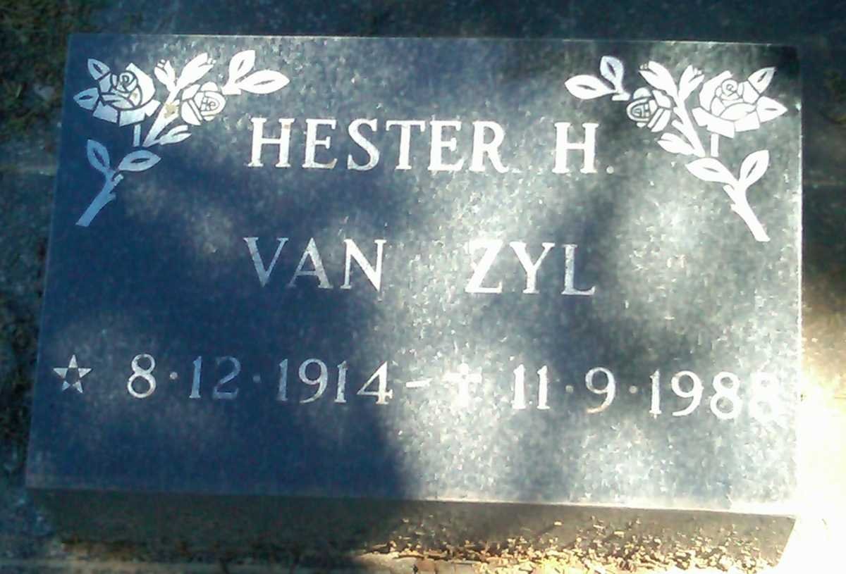 ZYL Hermanus D., van 1877-1953 &amp; Hester H. BOSMAN 1883-1980 :: ZYL Hester H., van 1914-1988