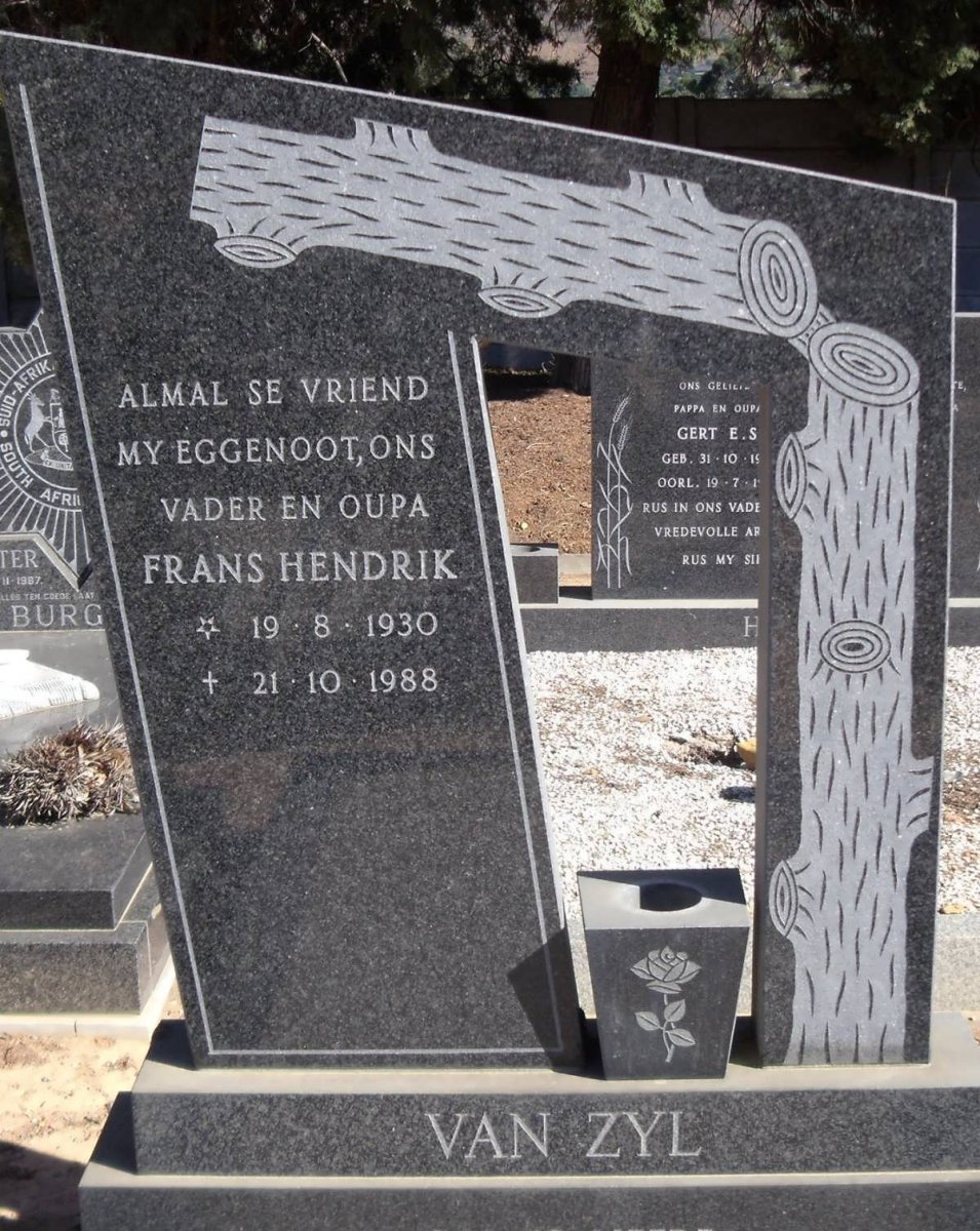 ZYL Frans Hendrik, van 1930-1988