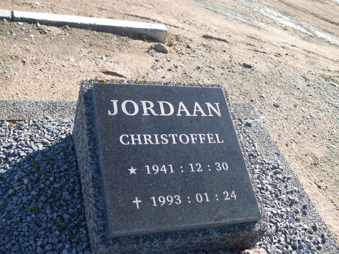 JORDAAN Christoffel 1941-1993