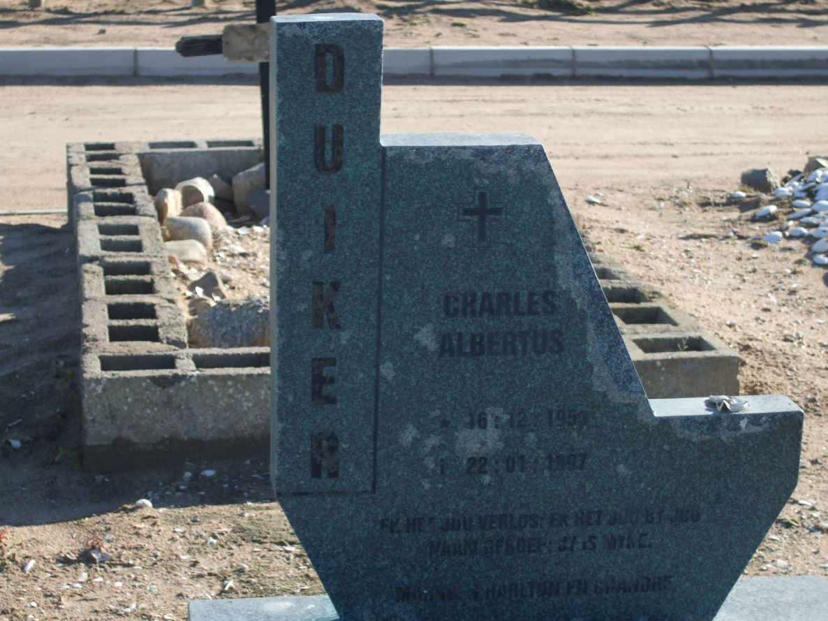 DUIKER Charles Albertus 1950-1997