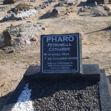 PHARO Petronella Catharine 1914-2003
