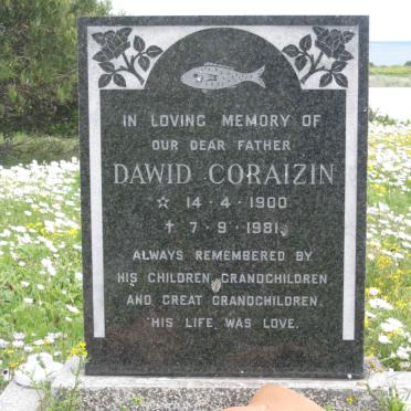 CORAIZIN Dawid 1900-1981