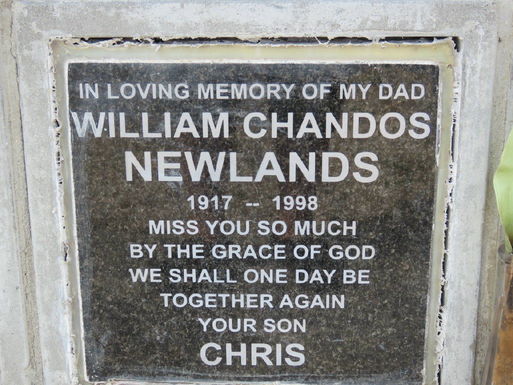 NEWLANDS William Chandos 1917-1998