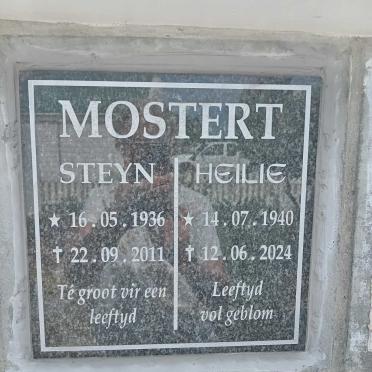 MOSTERT Steyn 1936-2011 & Heilie 1940-2024