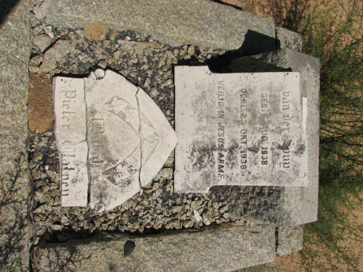 BOTHA Pieter ?latnen van der Spuy 1938-1938
