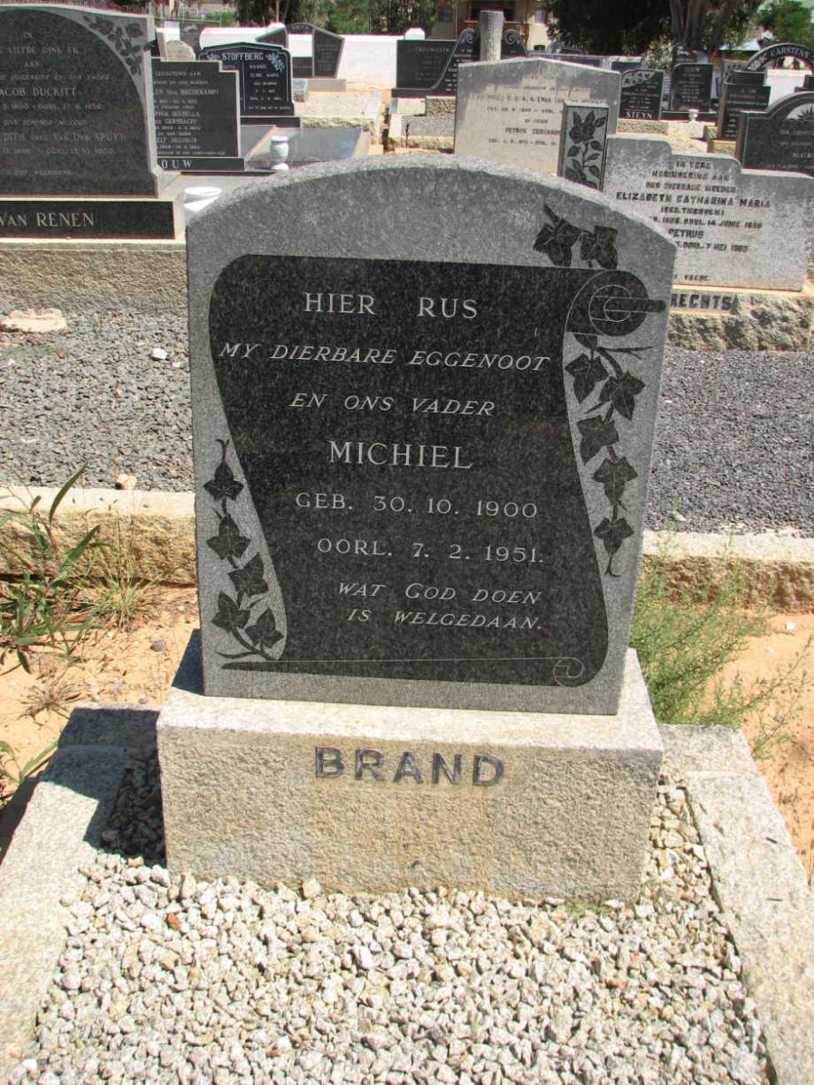 BRAND Michiel 1900-1951