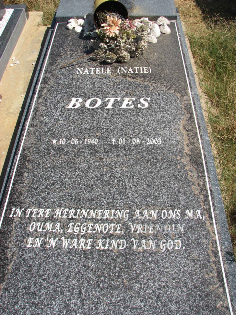BOTES Natele 1940-2003