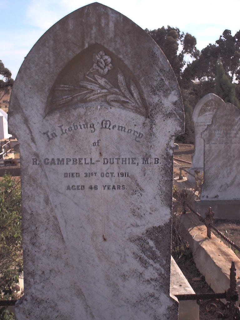 CAMPBELL-DUTHIE R. -1911