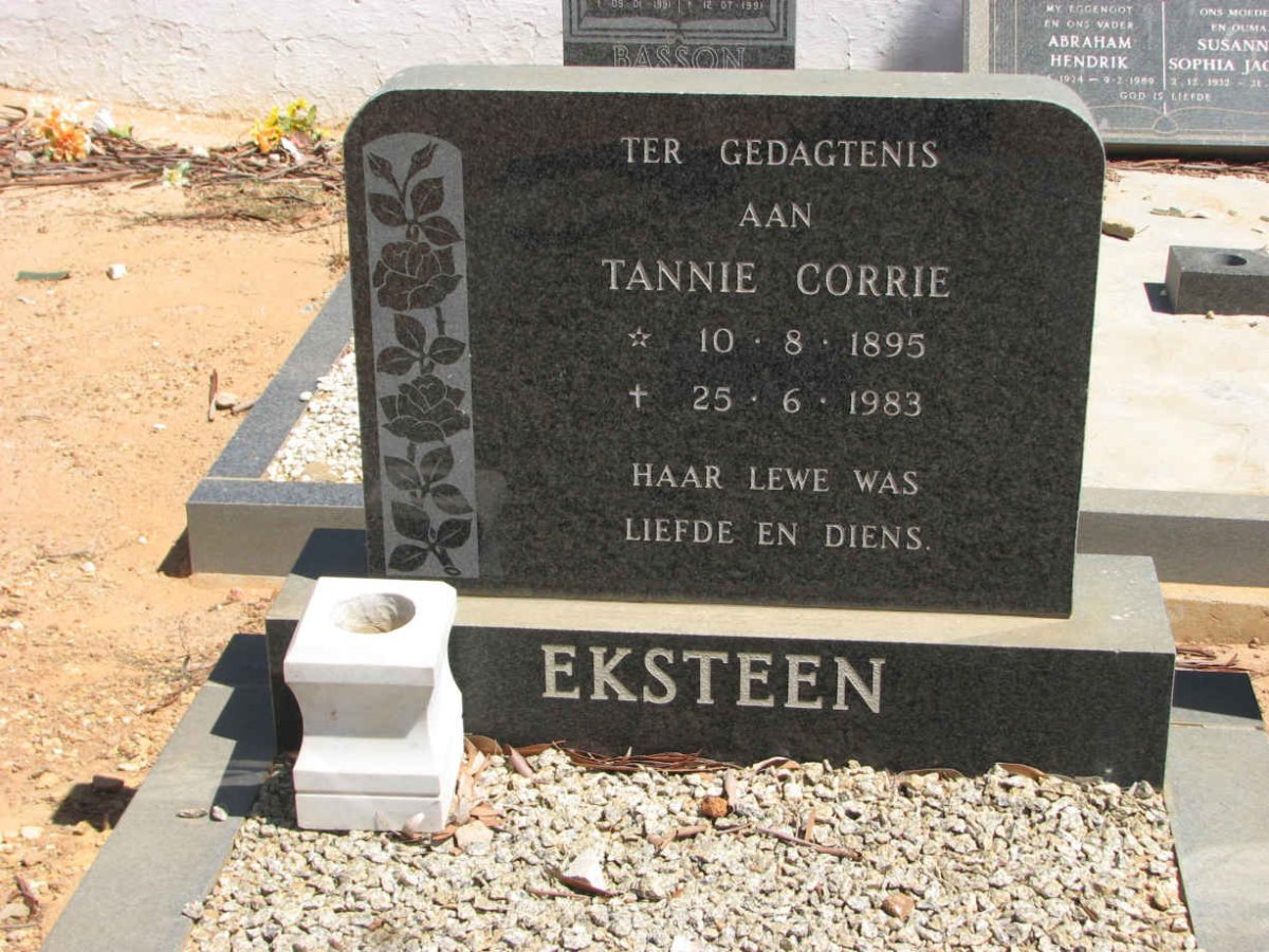 EKSTEEN Corrie 1895-1983