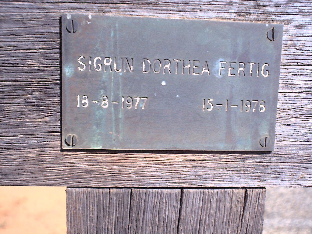 FERTIG Sigrun Dorthea 1977-1978