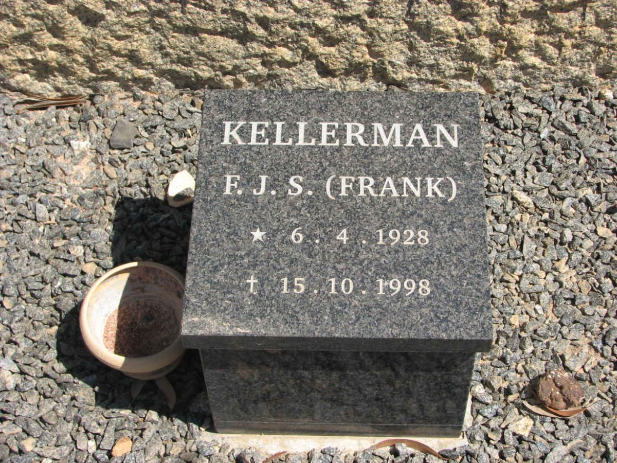 KELLERMAN F.J.S. 1928-1998