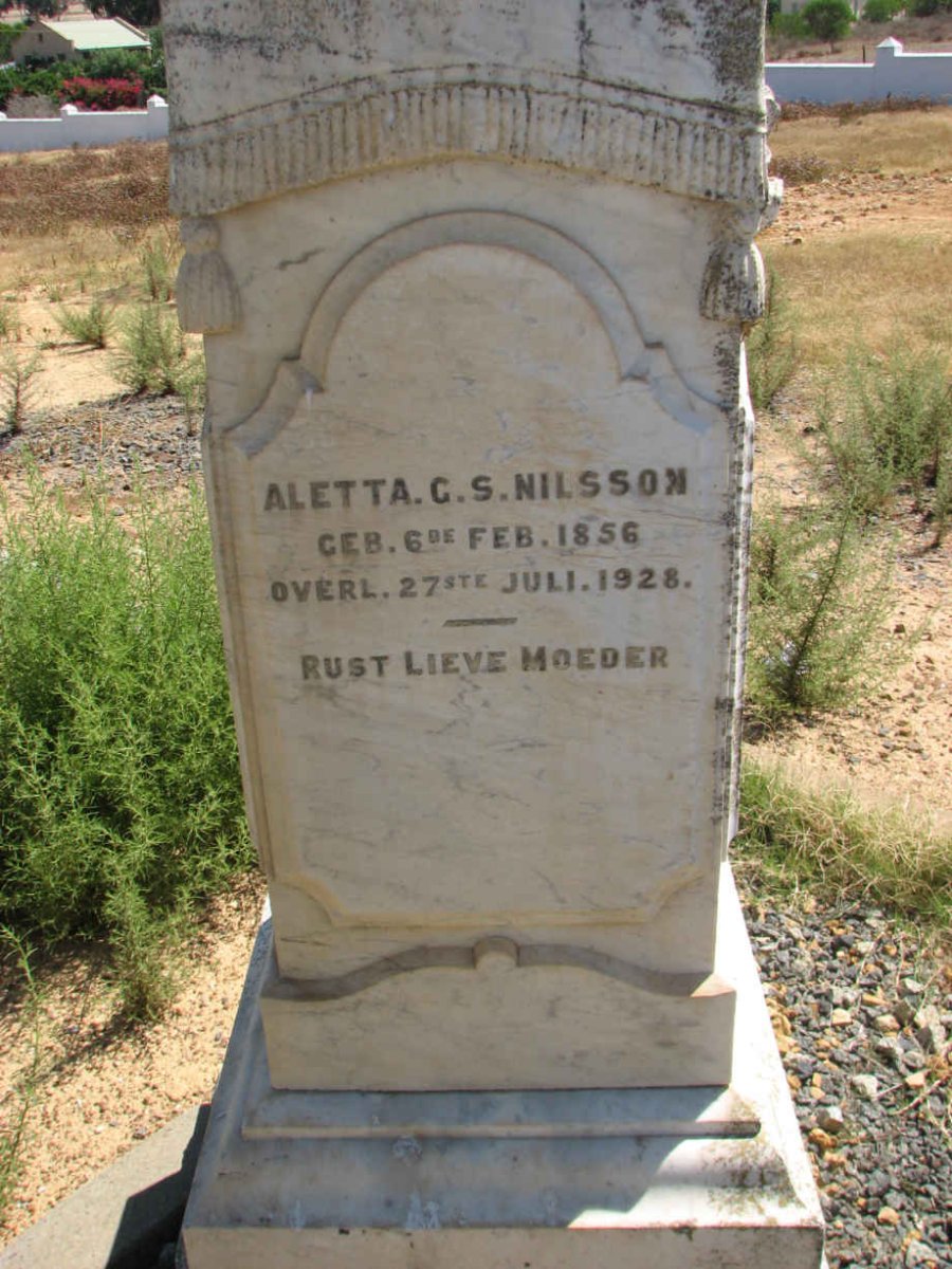 NILSSON Aletta G.S. 1856-1928