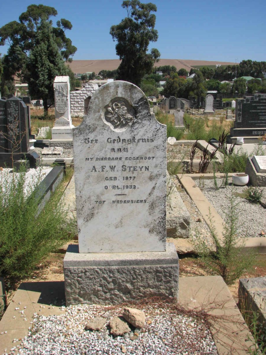 STEYN A.F.W. 1877-1932