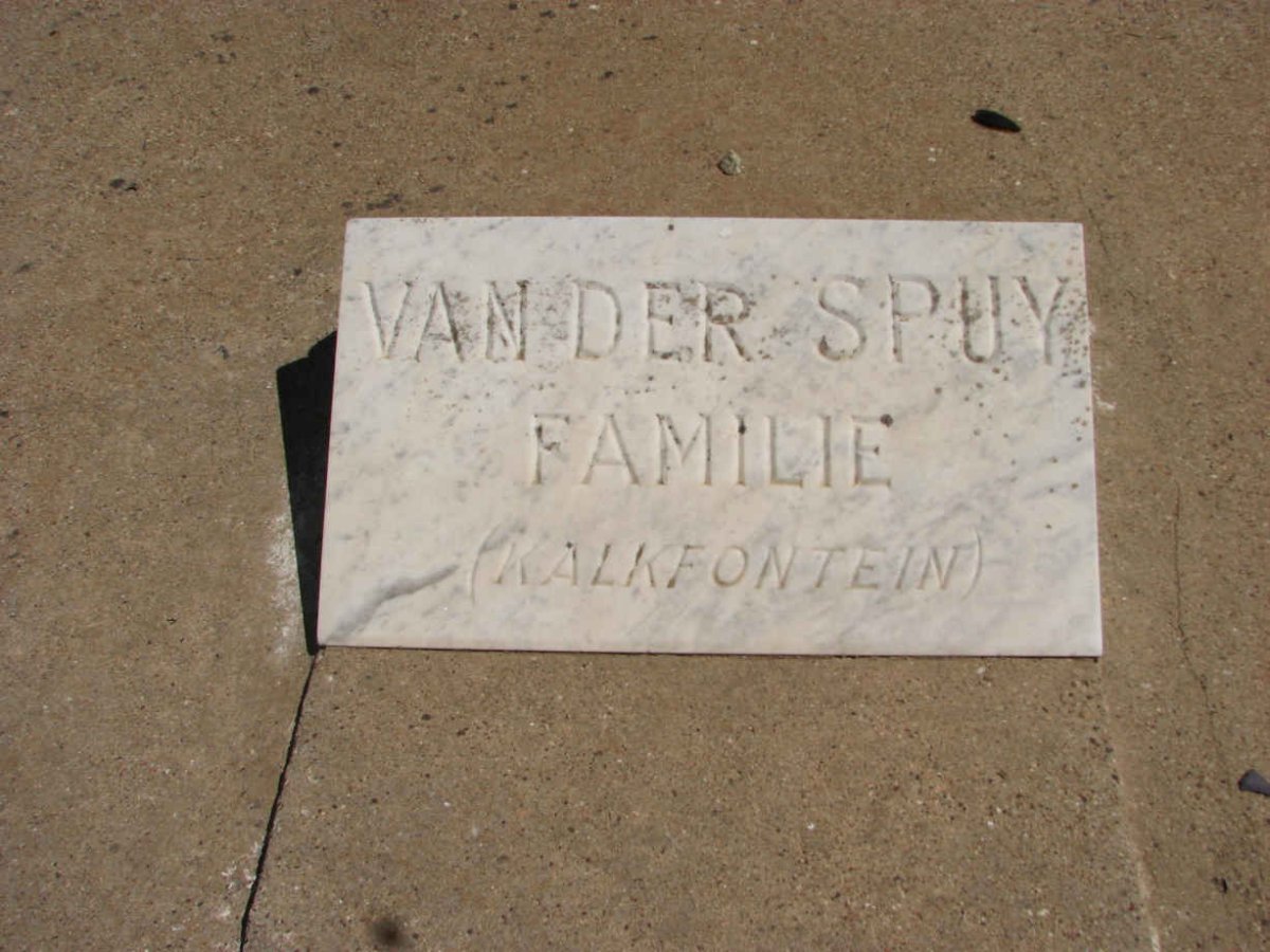 SPUY, van der