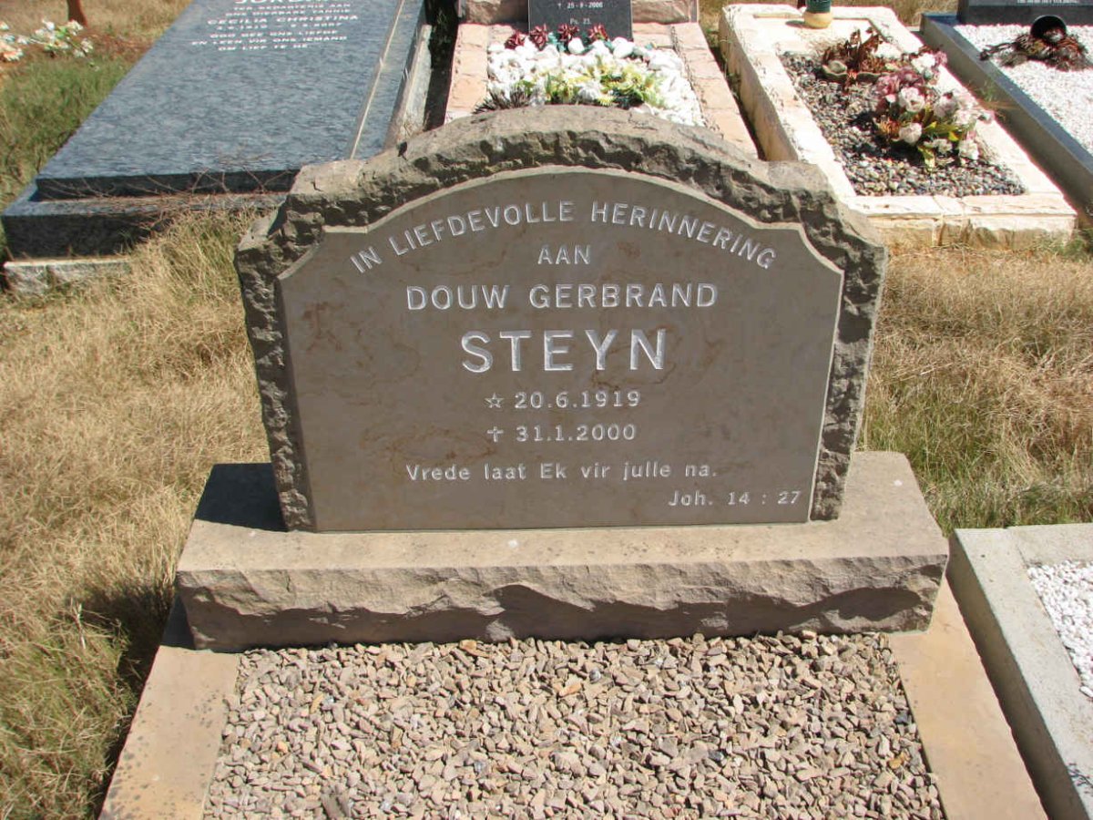 STEYN Douw Gerbrand 1919-2000