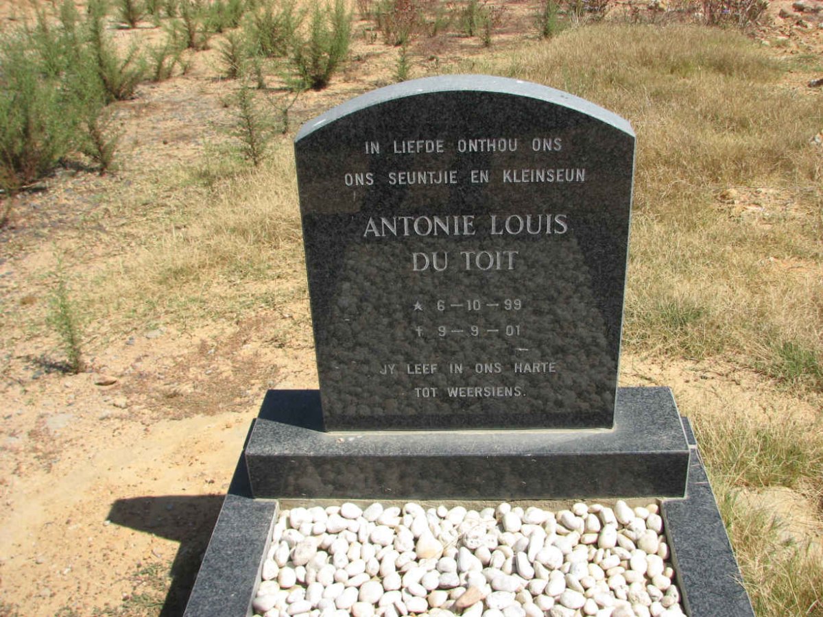 TOIT Antonie Louis, du ??99-??01
