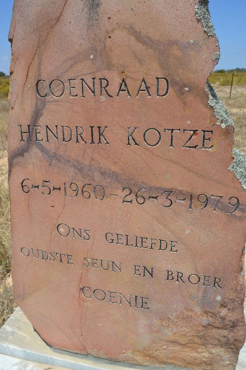 KOTZÉ Coenraad Hendrik 1960-1979